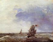 Ships at Sea - 约翰·巴托特·琼坎